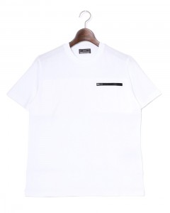 ナイロン切替え半袖コットンTシャツ【FUNCTIONAL WARDROBE】
