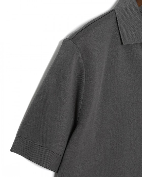 Hernoコットンジャージー スキッパー ポロシャツ【Herno】07l