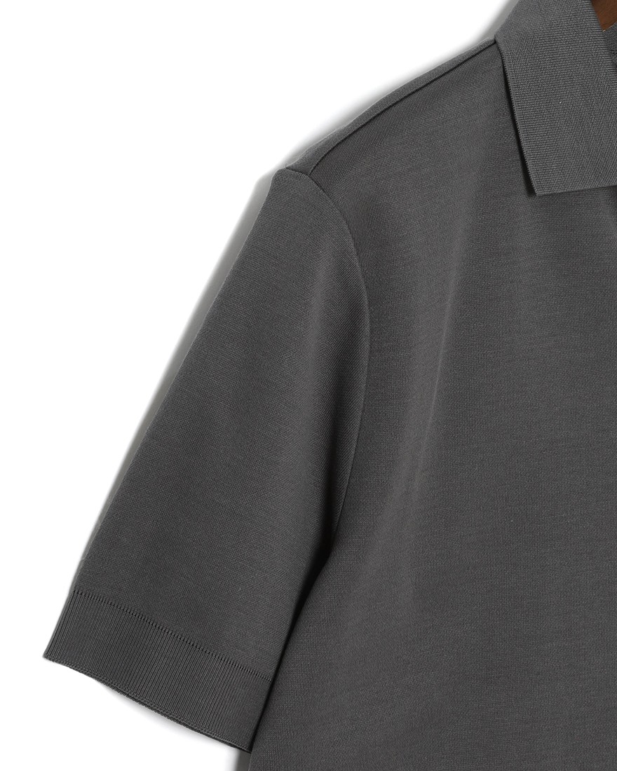 Hernoコットンジャージー スキッパー ポロシャツ【Herno】07l