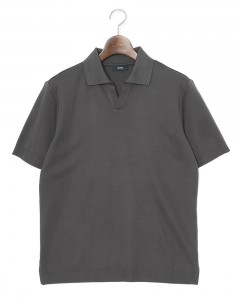 コットンジャージー スキッパー ポロシャツ【Herno】