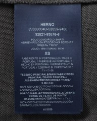 Hernoコットンジャージー スキッパー ポロシャツ【Herno】mb_15l
