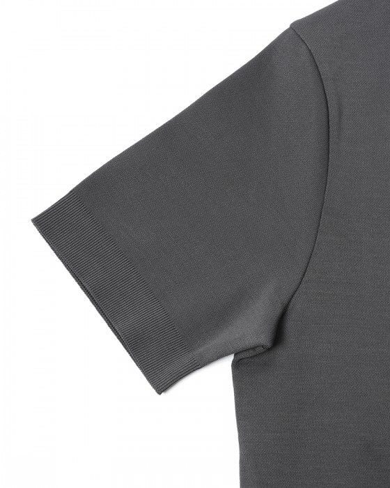 Hernoニット調 コットン クルーネック Tシャツ【Herno】09l