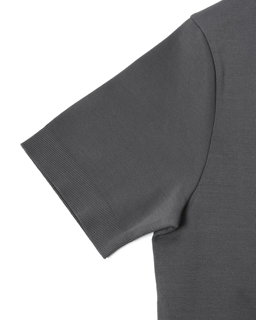 Hernoニット調 コットン クルーネック Tシャツ【Herno】09l