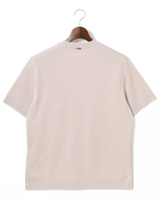 Hernoニット調 コットン クルーネック Tシャツ【Herno】17l