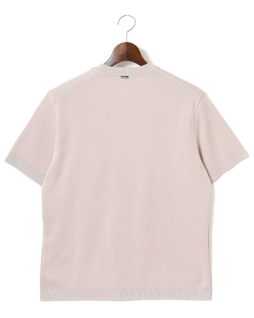 Hernoニット調 コットン クルーネック Tシャツ【Herno】17l