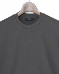 Hernoニット調 コットン クルーネック Tシャツ【Herno】mb_05l