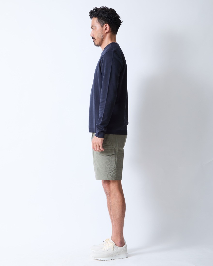 Hernoニット調 コットン ロングスリーブTシャツ【Herno】02l