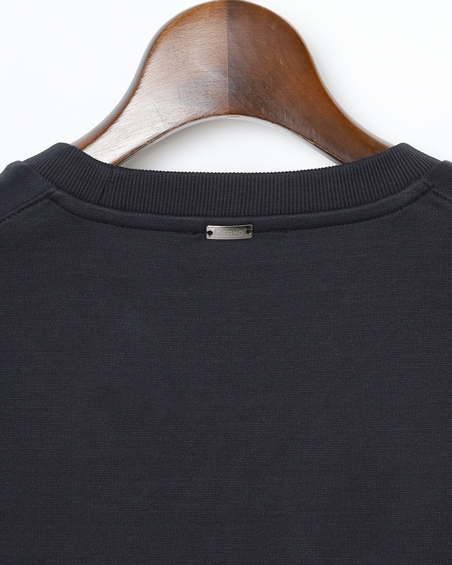 Hernoニット調 コットン ロングスリーブTシャツ【Herno】08l
