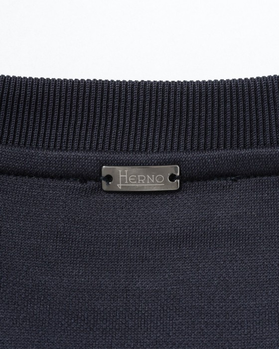 Hernoニット調 コットン ロングスリーブTシャツ【Herno】09l