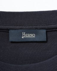 Hernoニット調 コットン ロングスリーブTシャツ【Herno】mb_06l