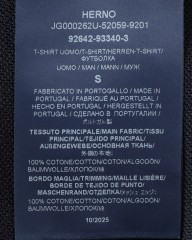Hernoニット調 コットン ロングスリーブTシャツ【Herno】mb_13l
