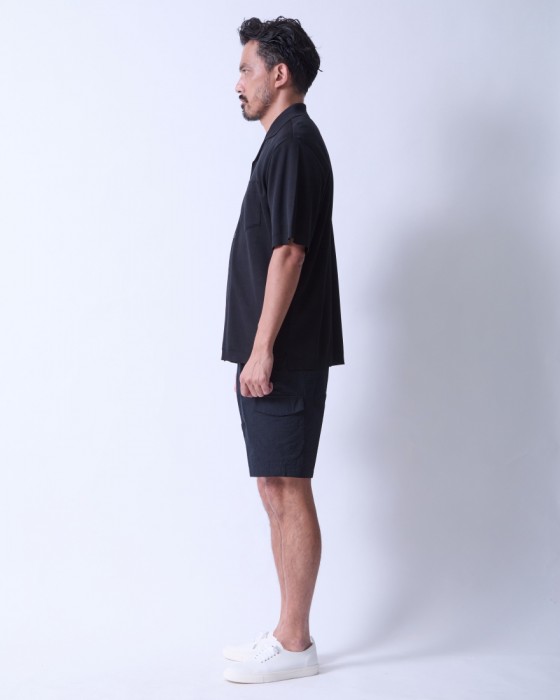 Hernoコットンジャージー オープンカラーシャツ【Herno】02l