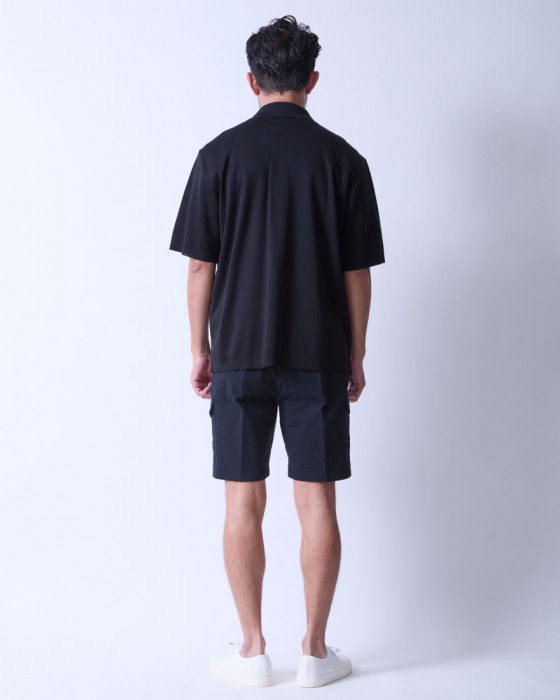 Hernoコットンジャージー オープンカラーシャツ【Herno】03l