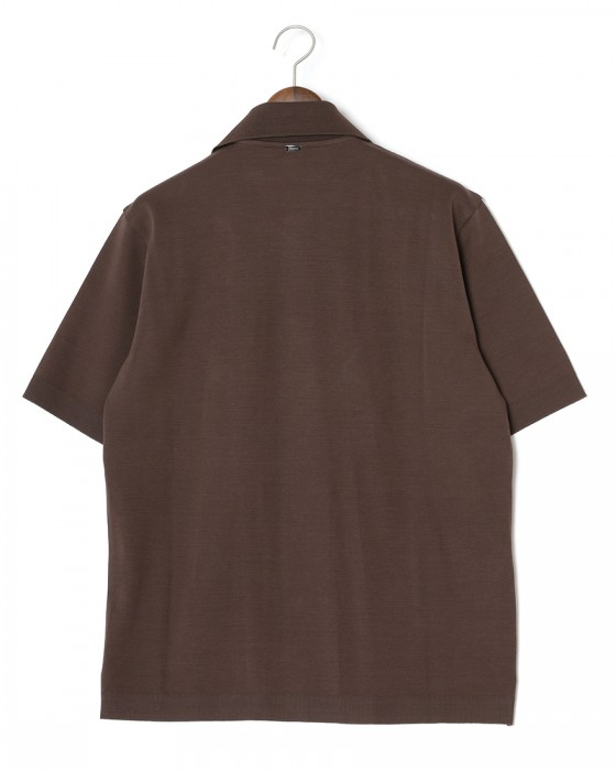Hernoコットンジャージー オープンカラーシャツ【Herno】04l