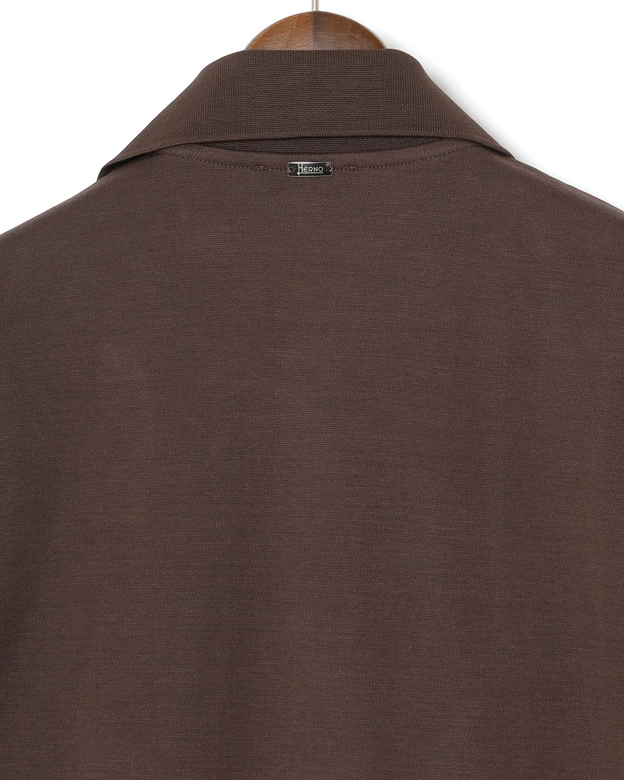 Hernoコットンジャージー オープンカラーシャツ【Herno】09l