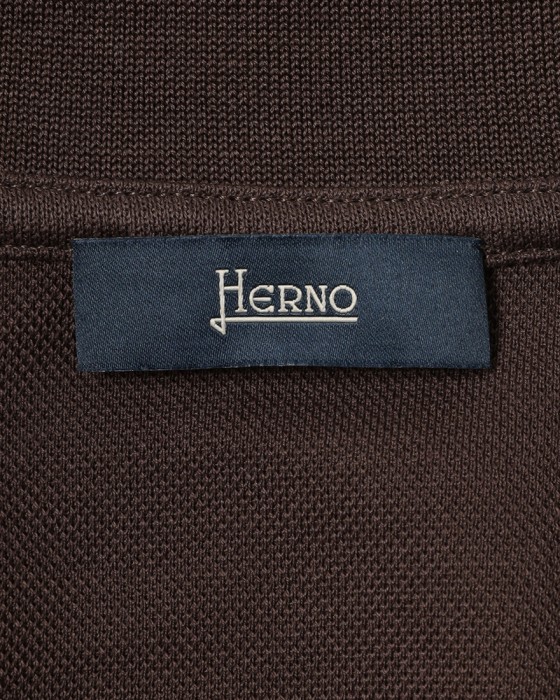 Hernoコットンジャージー オープンカラーシャツ【Herno】11l