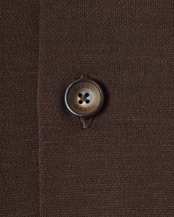 Hernoコットンジャージー オープンカラーシャツ【Herno】12l