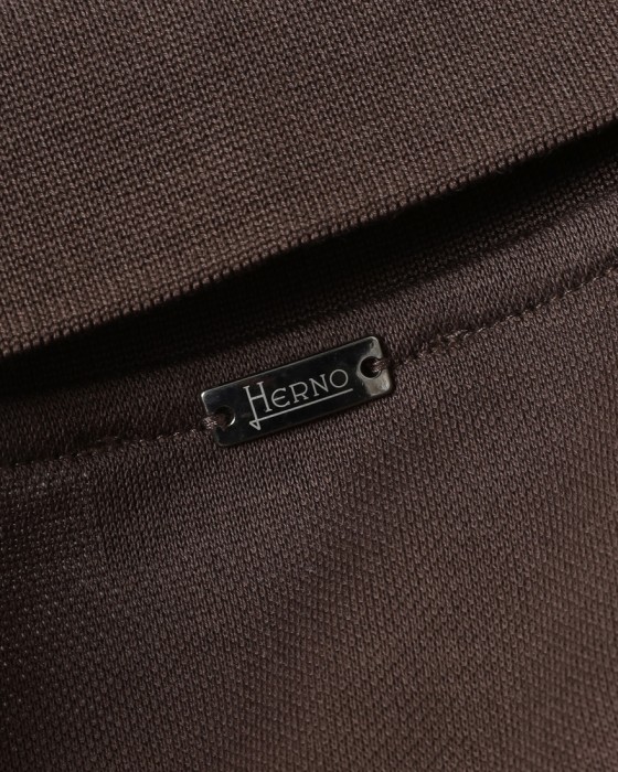 Hernoコットンジャージー オープンカラーシャツ【Herno】14l