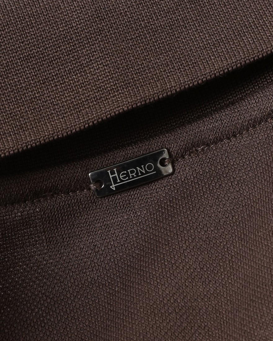 Hernoコットンジャージー オープンカラーシャツ【Herno】14l
