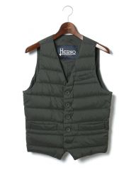 HERNO(ヘルノ)ダウン&フェザー ナイロンシングルジレ【Herno legend/ヘルノレジェンド】