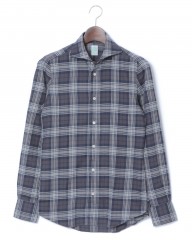 Finamore（フィナモレ）フランネルチェックシャツ【SIMONE/BALI】