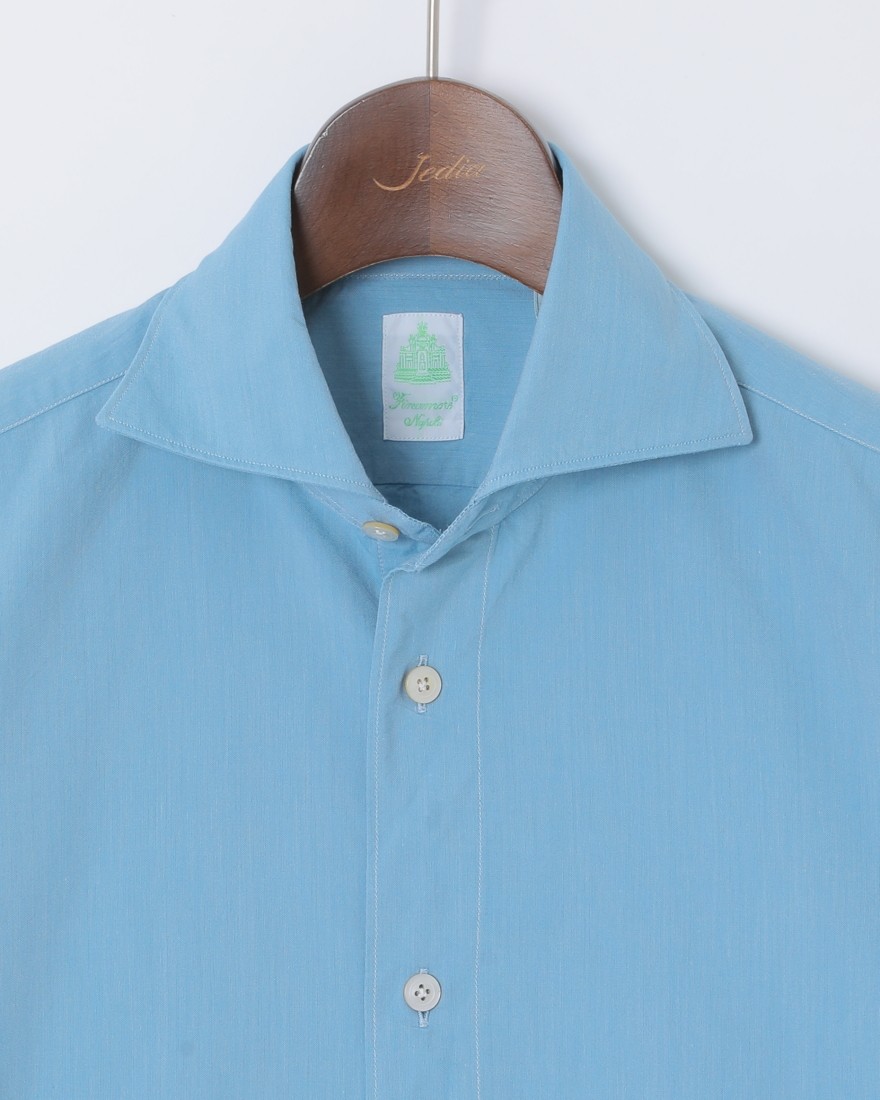 コットンシャンブレーシャツ【SIMONE/BALI】｜Finamore（フィナモレ 