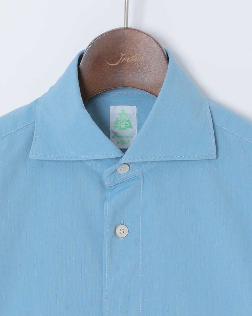 コットンシャンブレーシャツ【SIMONE/BALI】｜Finamore（フィナモレ 