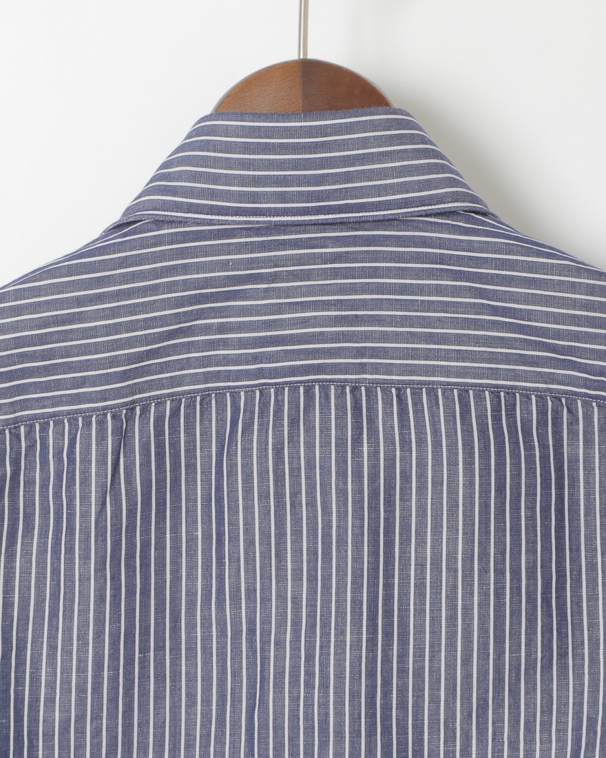 コットンリネンストライプシャツ【SIMONE/BALI】|Finamore