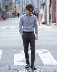 Finamoreコットンライトフランネルシャツ【SIMONE/BALI】mb_ma