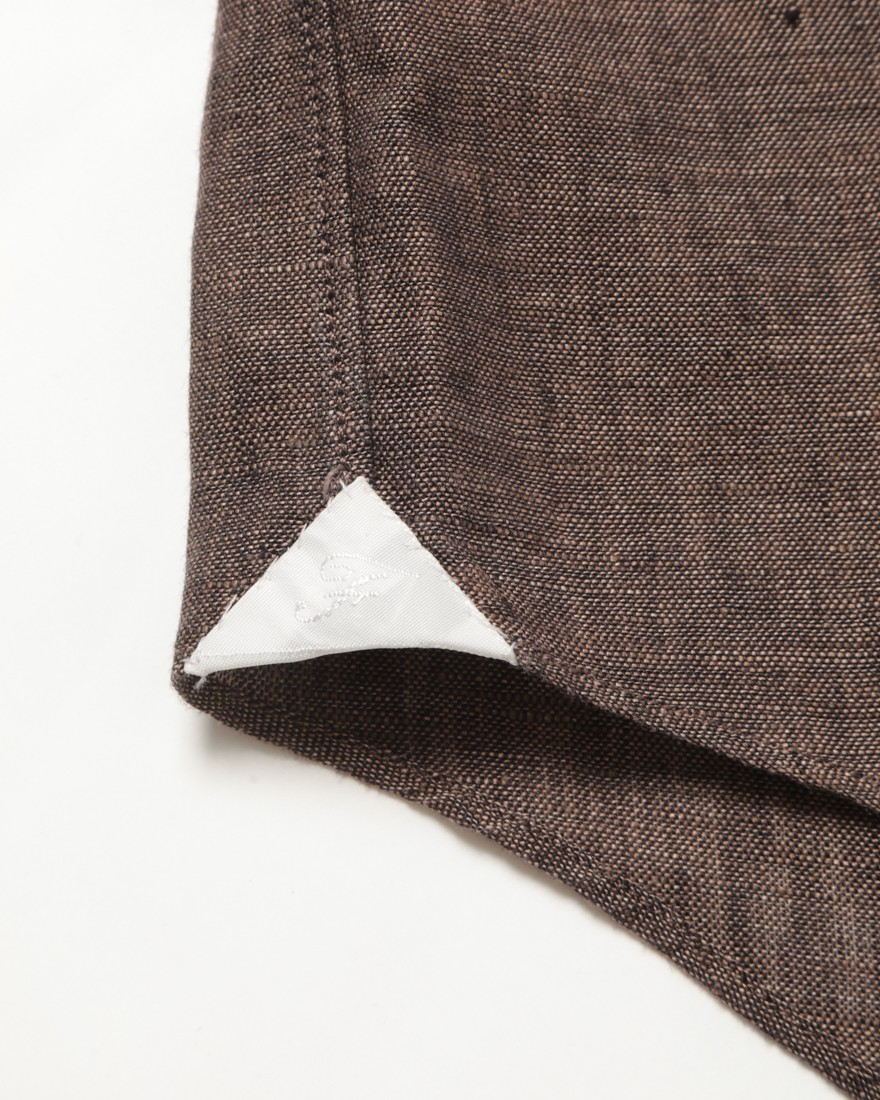 Finamoreワンピースカラーリネンシャツ【MANUEL/J/SEUL】11l