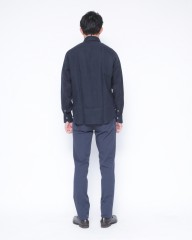 Finamoreワンピースカラーリネンシャツ【MANUEL/J/SEUL】mb_03l