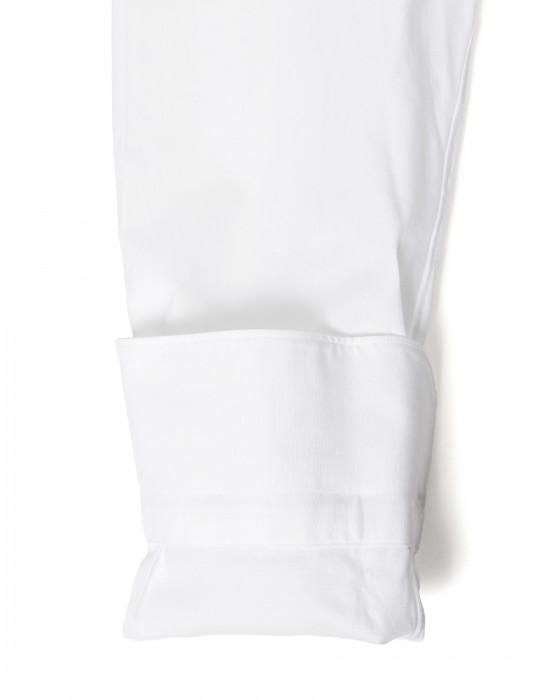 Finamoreコットンオックス セミワイドカラーシャツ【MILAN/J/VITTORIO】12l