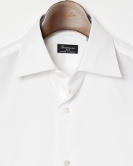 Finamoreコットンオックス セミワイドカラーシャツ【MILAN/J/VITTORIO】mb_01l