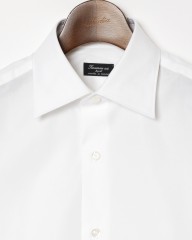 Finamoreコットンオックス セミワイドカラーシャツ【MILAN/J/VITTORIO】mb_02l