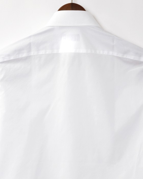 Finamoreコットンブロード セミワイドカラーシャツ【MILAN/J/VITTORIO】05l