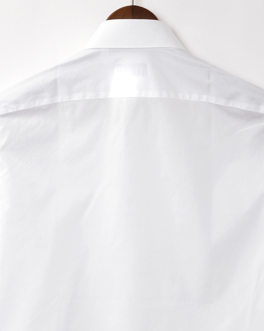 Finamoreコットンブロード セミワイドカラーシャツ【MILAN/J/VITTORIO】05l