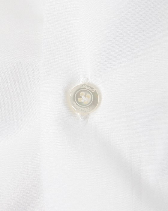Finamoreコットンブロード セミワイドカラーシャツ【MILAN/J/VITTORIO】08l