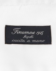 Finamoreコットンブロード セミワイドカラーシャツ【MILAN/J/VITTORIO】mb_07l