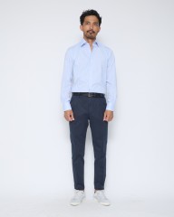 Finamoreコットンブロード セミワイドカラーシャツ【MILAN/J/VITTORIO】mb_21l
