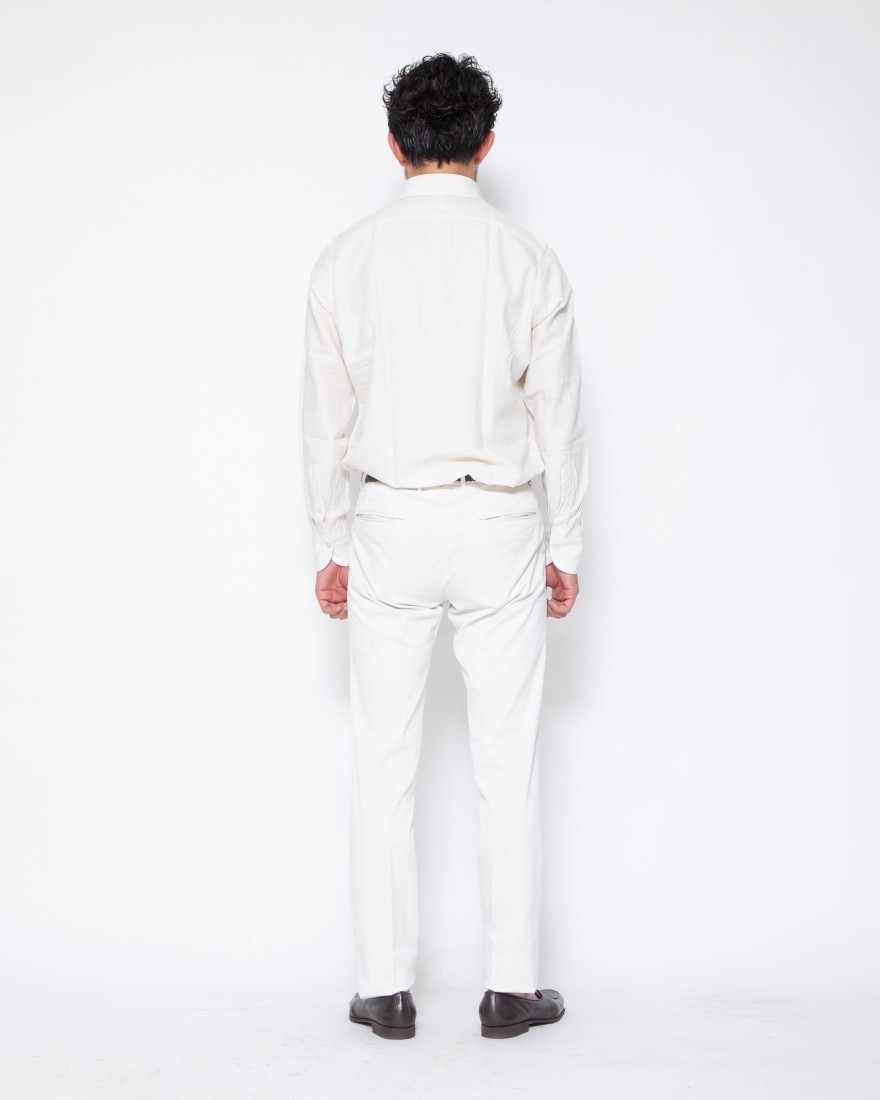 Finamoreコットン カッタウェイシャツ【SIMONE/J/BALI】18l