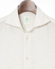 Finamoreコットン カッタウェイシャツ【SIMONE/J/BALI】mb_02l