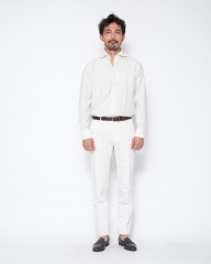 Finamoreコットン カッタウェイシャツ【SIMONE/J/BALI】mb_16l