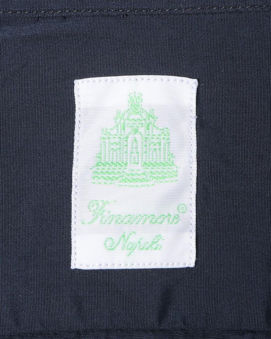 Finamoreコットンブロードネイビーカッタウェイシャツ【SIMONE/J/BALI】09l