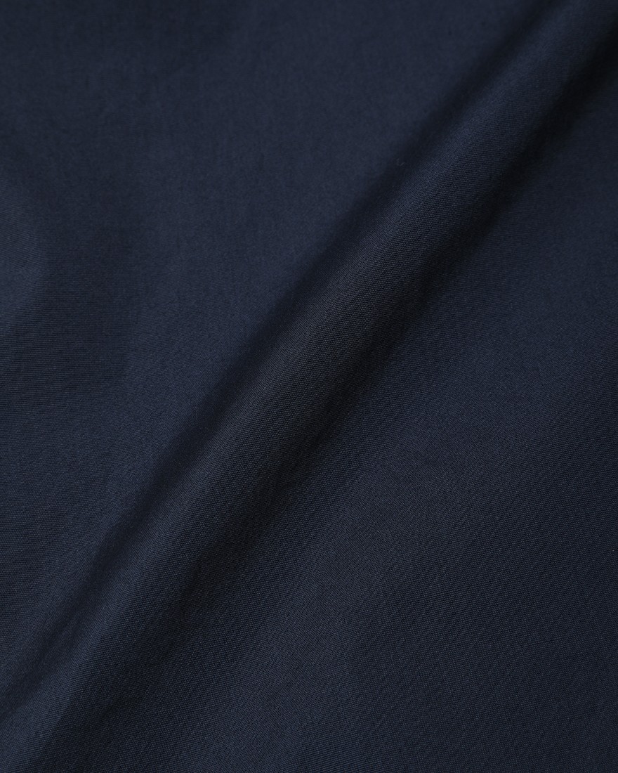 Finamoreコットンブロードネイビーカッタウェイシャツ【SIMONE/J/BALI】13l