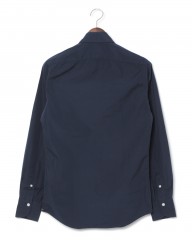 Finamoreコットンブロードネイビーカッタウェイシャツ【SIMONE/J/BALI】mb_01l