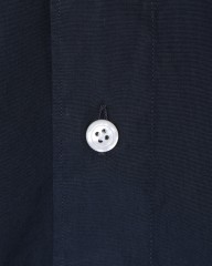 Finamoreコットンブロードネイビーカッタウェイシャツ【SIMONE/J/BALI】mb_04l