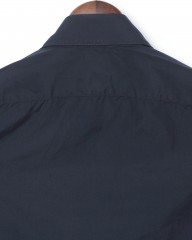Finamoreコットンブロードネイビーカッタウェイシャツ【SIMONE/J/BALI】mb_07l
