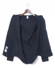 Finamoreコットンブロードネイビーカッタウェイシャツ【SIMONE/J/BALI】mb_08l