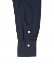 Finamoreコットンブロードネイビーカッタウェイシャツ【SIMONE/J/BALI】mb_11l