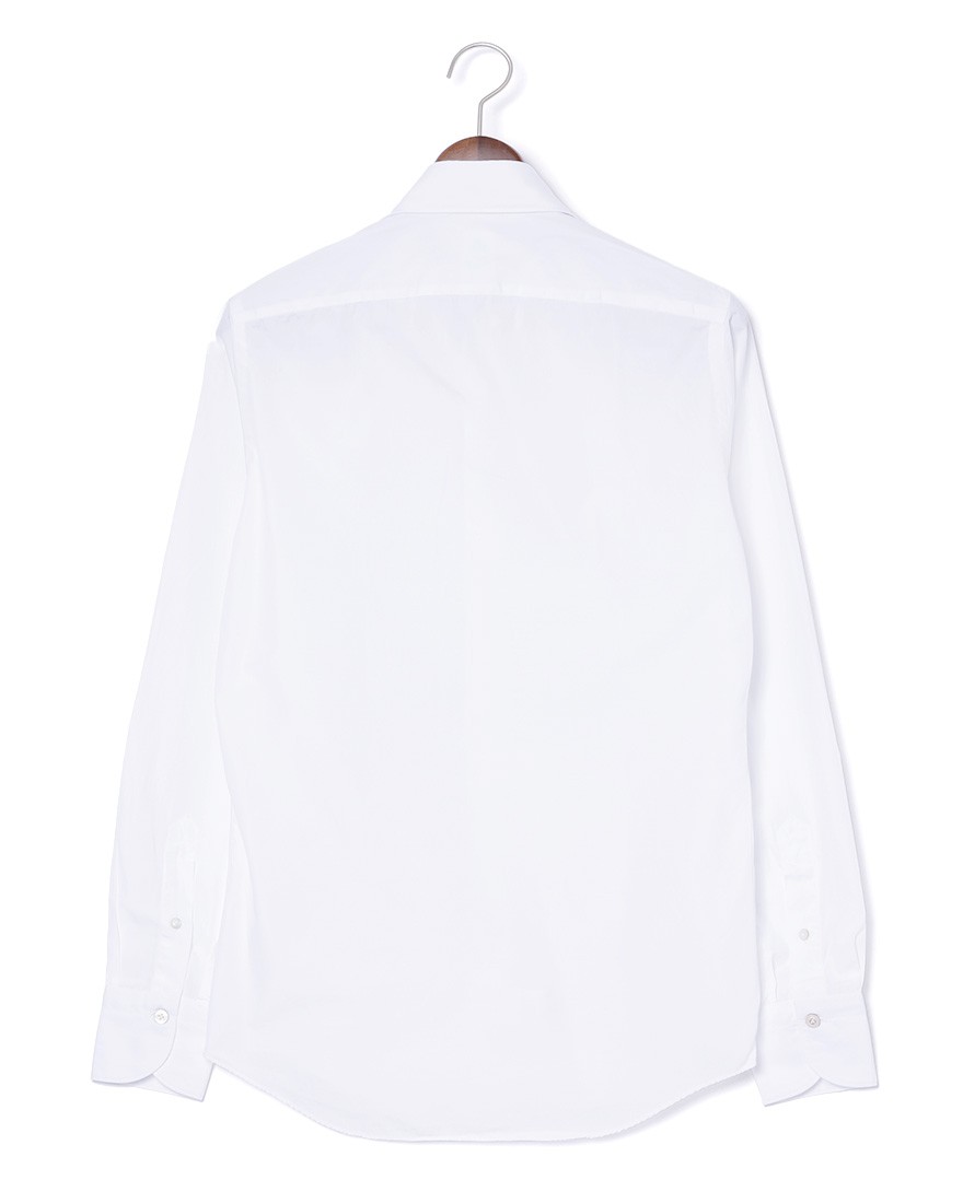 Finamoreコットンブロードカッタウェイシャツ【SIMONE/J/BALI】19l